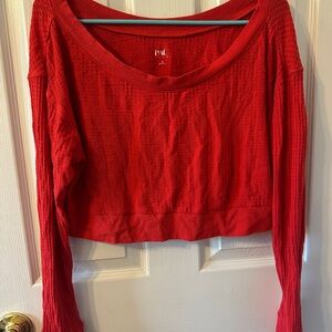 Red Women's Top Pacsun